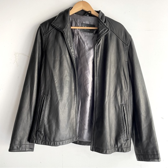 Size large men’s leather jacket - Picture 1 of 6